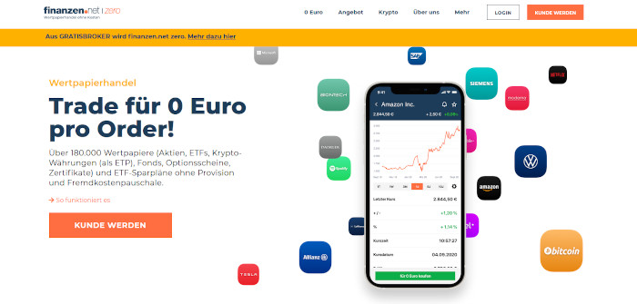 Finanzen.net zero Broker-App: Kosten, Vorteile & Nachteile im Check - Mobilebanking.de